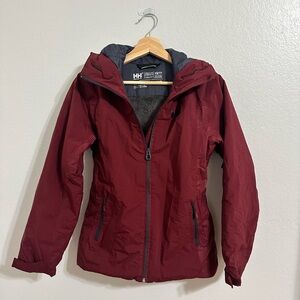 Helly Hansen Women's Maroon Red Ski Jacket